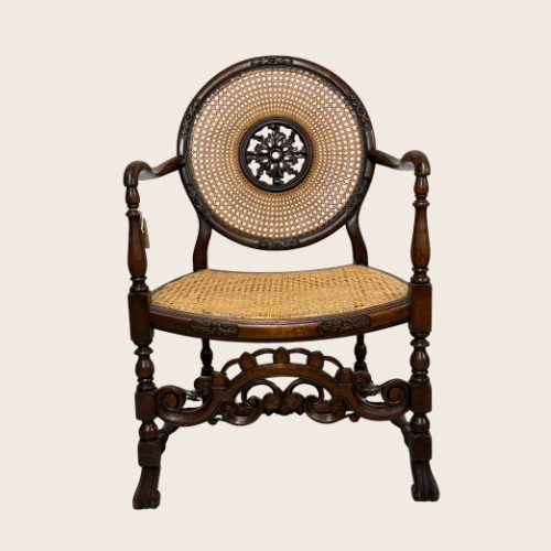 Antique adams style armchair - style,