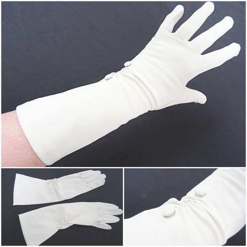 Vintage nylon gloves - vintage,