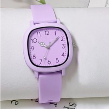 Silicone Women Watch Stainless