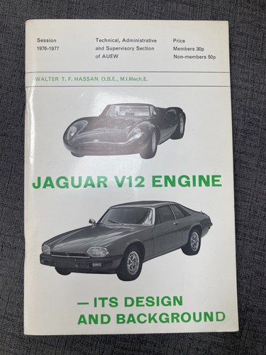 Jaguar v12 engine - engine, –