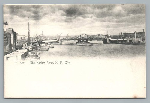 Harlem river nyc - nyc, antique