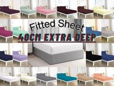 Extra Deep Fitted Sheet 40cm