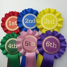 Tier placing rosettes 1st - rosettes,