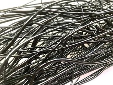 150g Black vitrigraph stringers, Bullseye Glass 90coe, for glass fusing