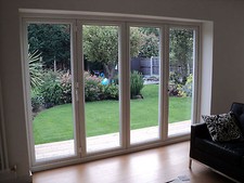 Upvc fold doors white - upvc,