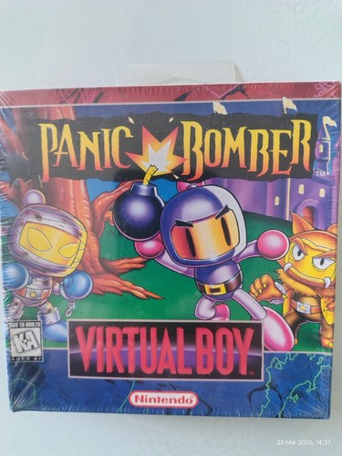 Nintendo virtual boy panic - virtual, boy: