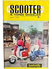 Lambretta Scooter Three Wheeler Magazine September 1958 Collectable