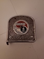 Stanley No.1206 Steel Tape Measure 6ft Vintage, Made in England