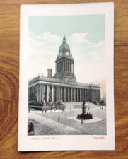 Vintage Postcard  Leeds Town