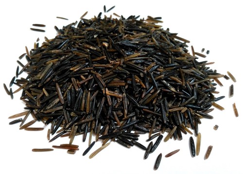 Wild black rice grade a - black,