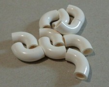 LEGO TECHNIC 25214-6194851 Elbow 90 deg Tube White x10 Parts&Pieces**