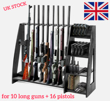 Wooden Gun Rack Holds 26-Gun