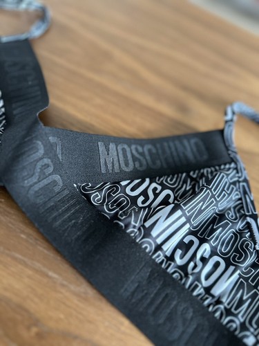 Moschino triangular bra logo - bra,