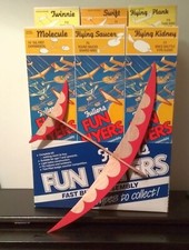 5 Model plane balsa kits.  1980s vintage + free kit
