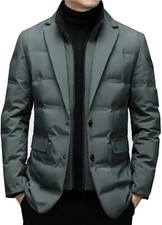 Men Winter Fake Two Suit Style
