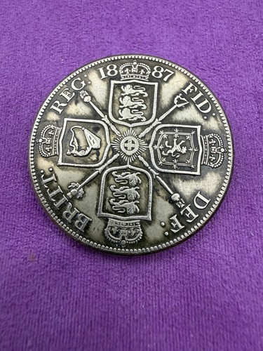 1887 victoria double florin - victoria,