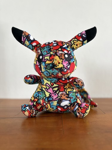Pokemon graffiti pikachu plush - pokemon,
