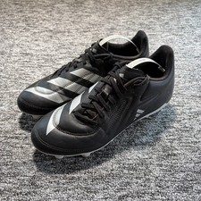 Adidas RS15 Firm Ground Rugby Boots Mens Size UK 7 Black Lace Up