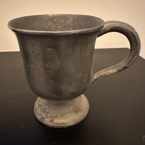 Unusual pint pewter cup - unusual,