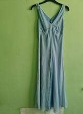 NICHOLAS MILLINGTON Ladies  Long Blue Gown Dress Size UK 12 EUR 38
