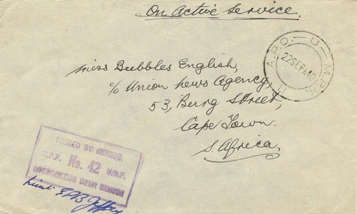 South africa 1940 u - a.p.o.,