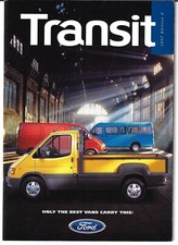 Ford Transit 1997-1998 UK Market Sales Brochure Van, Flareside, Chassis-Cab, Bus
