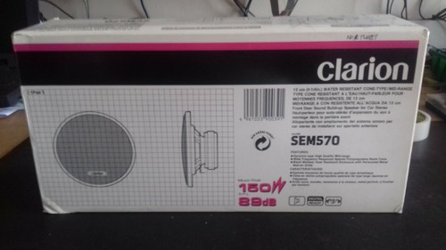 Vintage clarion sem570 - vintage,