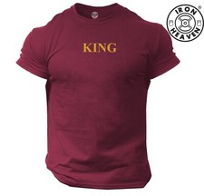 King T Shirt Gym Clothing Bodybuilding Training Workout Exercise Boxing MMA Top