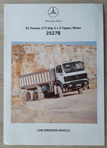 Mercedes benz 2527b tipper - mercedes-benz,