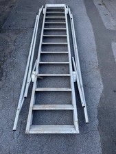 Heavy Duty Aluminium Staircase - Stairs Site Building Temporary Metal Selfbuild