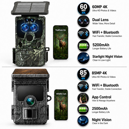 Solar powered trail - solar, camera