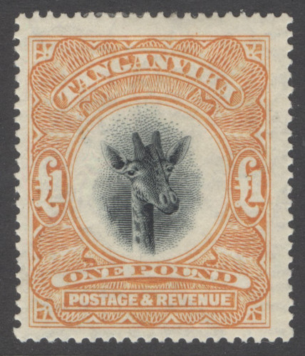 88a tanganyika 1922 1 - sg, £1
