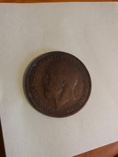 1919 King George V Old One Penny KN Mint Rare Coin In Good Condition See Pics