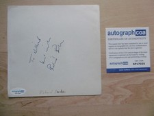 Richard burton autograph - burton,