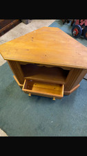 Solid wood (pine) corner TV