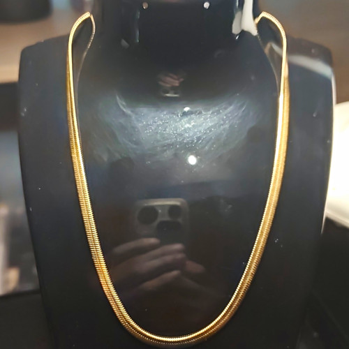 Gold tone snake - tone, chain
