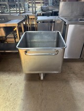 Syspal Stainless Steel Eurobin Tote Bin (200ltr) | Read Description for Delivery
