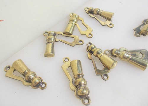 Victorian brass keyhole cover - keyhole,
