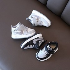 BABY PREWALKER KIDS TRAINERS GIRLS BOYS SPORTS SHOES TODDLER HIGH TOP SNEAKERS