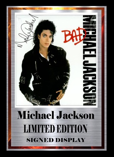 Michael jackson signed - ,