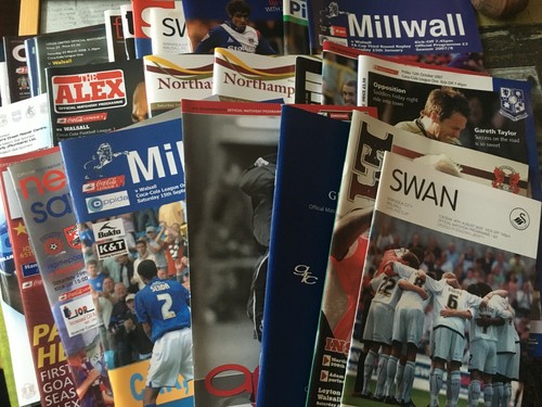 Walsall away programmes - away,
