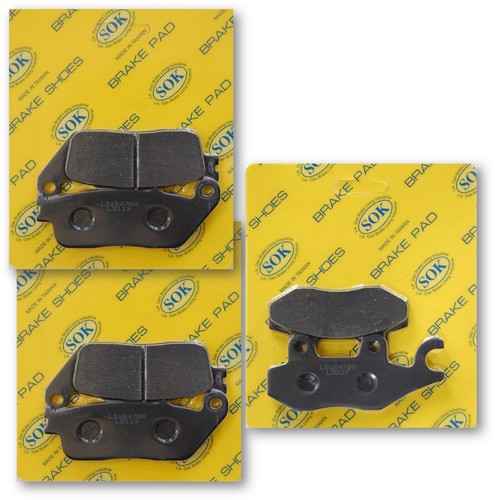 Front rear brake - front&rear, pads