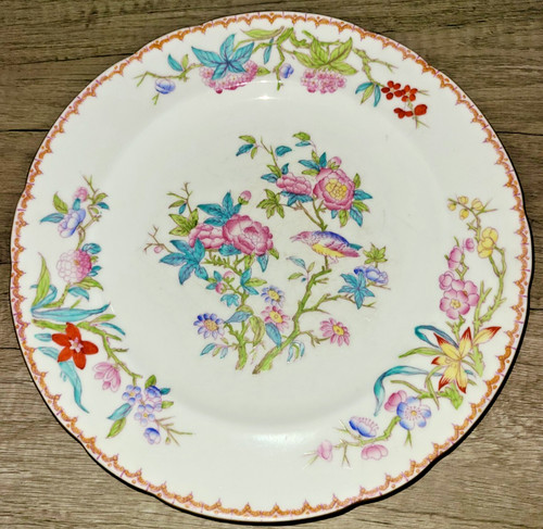 Antique minton cuckoo - antique, floral