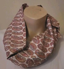 LIBERTY'TANA' COTTON LAWN 'SPRING PAISLEY' DOUBLE LOOP SCARF NEW HANDMADE