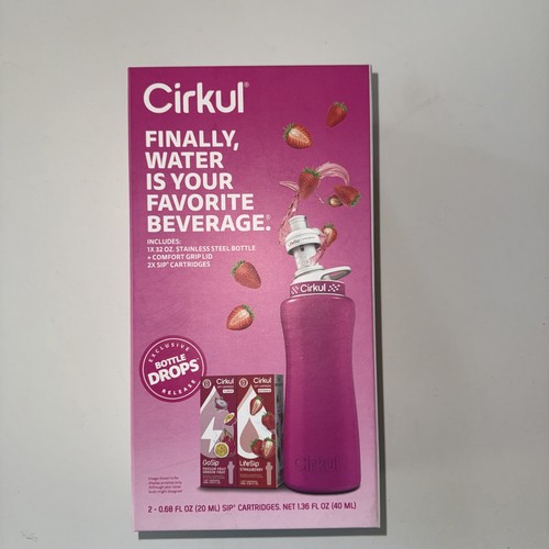 Cirkul 22oz pink - 22oz, stainless