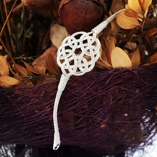 999 silver bracelet - 999, for