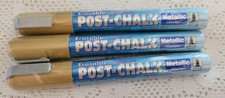 Pack of 3 Metallic Gold Zig
