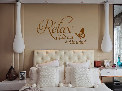 Relax butterfly vinyl art - vinyl,