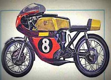 A4 photo Maico 125 Grand Prix 1972