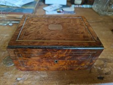 Vintage Walnut Wood Sewing